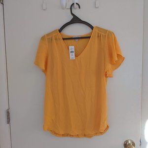 BRAND NEW (Never worn) LOFT Sunshine Top XS
